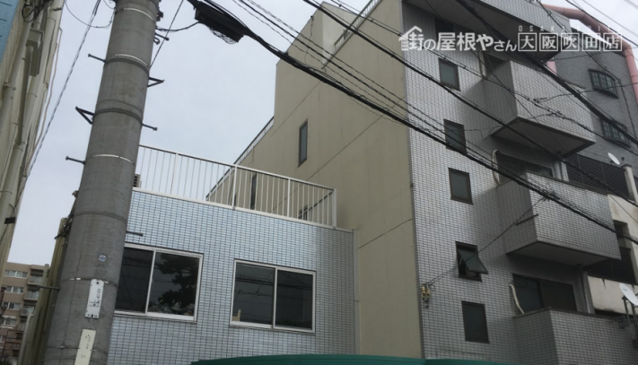 ビル建物のメンテナンス前イメージ