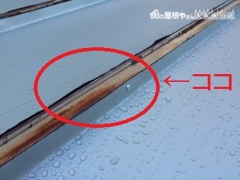 瓦棒屋根心木部分