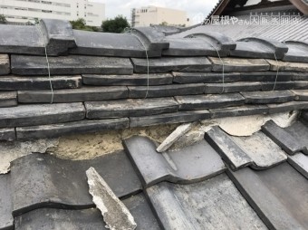 瓦屋根葺き替え調査