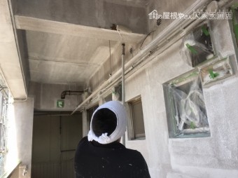塗装開始