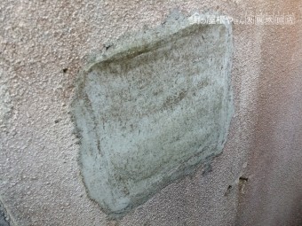 外壁の補修箇所