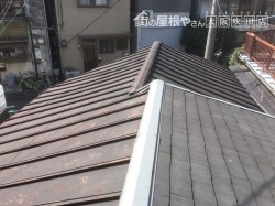 既存棟板金施工前