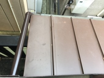 ガルバリウム鋼板カバー工事