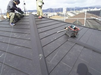 ガルテクトへ葺き替え工事