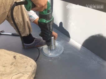 脱気筒設置
