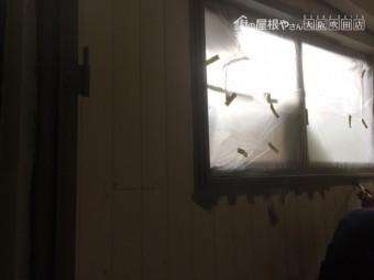 サッシ回り塗装