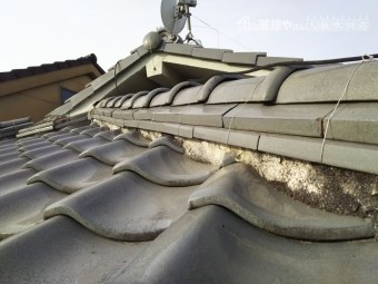 漆喰詰め直し工事 現状
