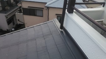 劣化の見られるスレート屋根