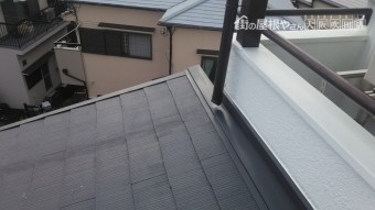 劣化の見られるスレート屋根