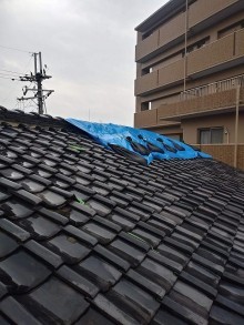 雨漏れ大屋根