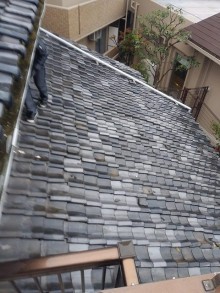 雨漏れ下屋根