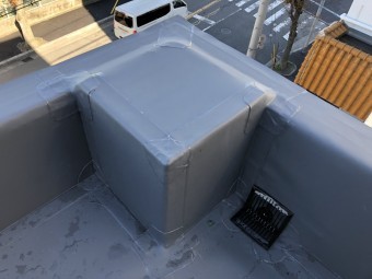 立上りシート巻きこみ