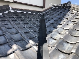 谷板金設置完了