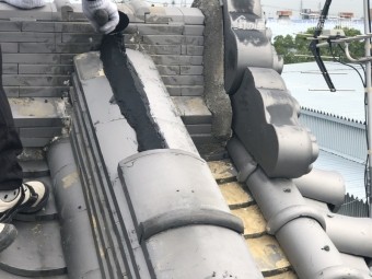 冠瓦設置