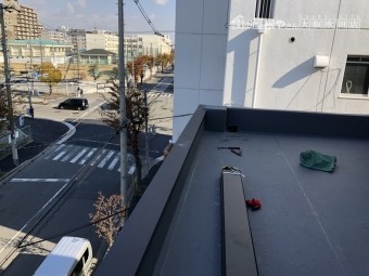 笠木板金工事の施工