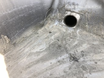 屋上塩ビ防水ドレンまわり