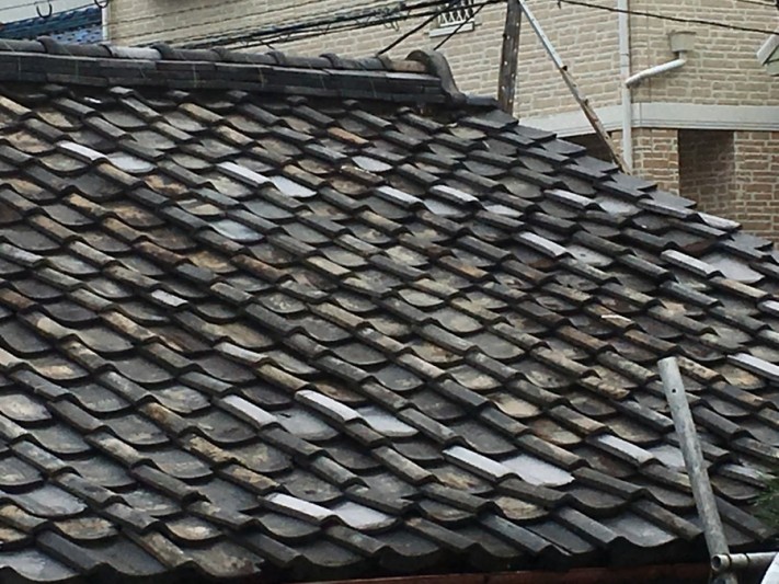 瓦屋根漆喰