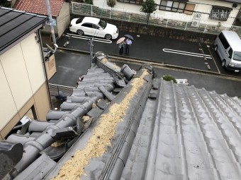 下り棟飛散