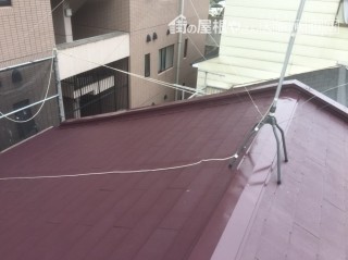 スレート屋根塗装後