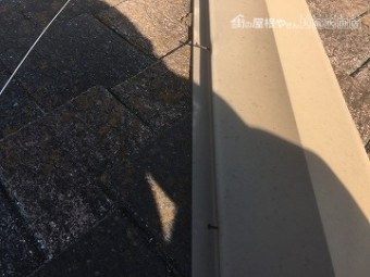 棟板金の釘が外れている