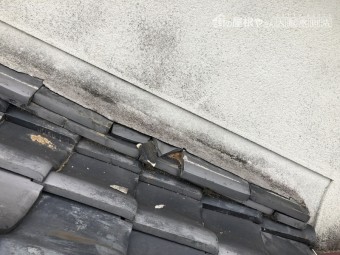 台風で被災した瓦屋根