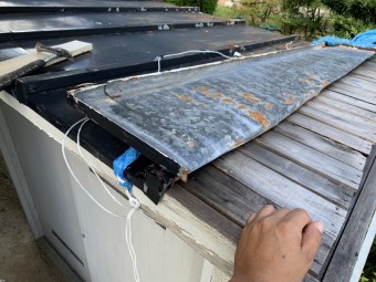 瓦棒屋根補修