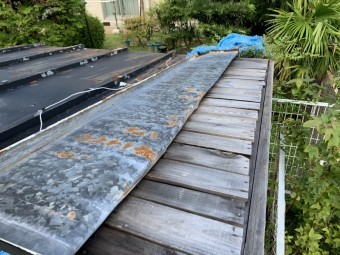 瓦棒屋根補修