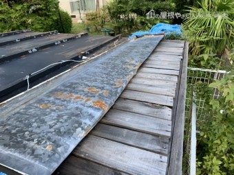 瓦棒屋根補修