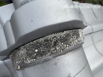 劣化した漆喰