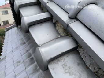劣化した漆喰