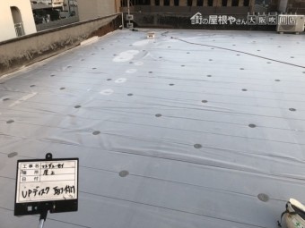 塩ビ鋼板ディスク取付け完了