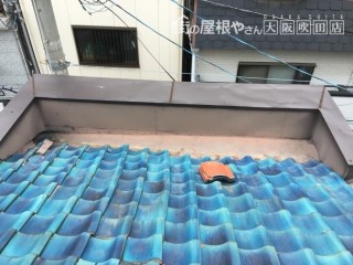笠木カバー工事