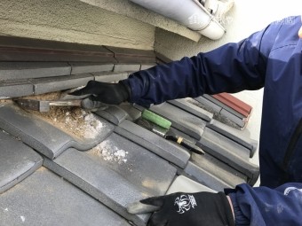 漆喰詰め直し工事 現状