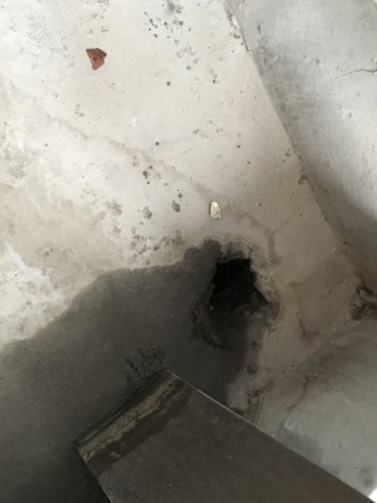 ベランダの排水口