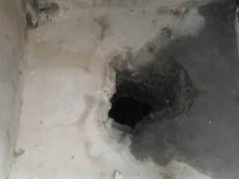 ベランダの排水口