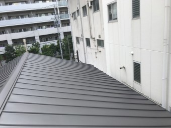 屋根施工完了