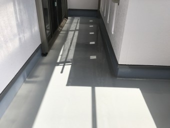 ベランダバルコニー防水工事施工後