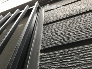 外壁サッシ廻り部分シール打替え工事後