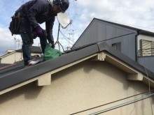 鼻隠し 板金を巻き込んだ後