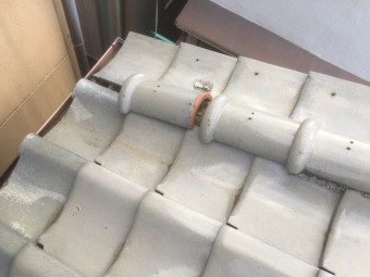 漆喰詰め直し工事