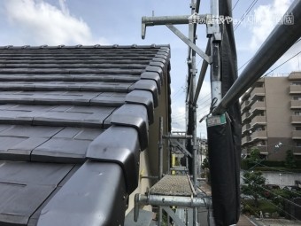 袖瓦葺き替え