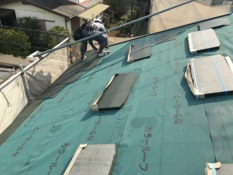 屋根葺き替え