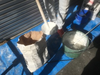 漆喰詰め直し工事