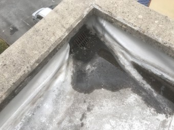 ゴムシート防水劣化