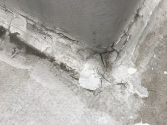 ゴムシート防水劣化