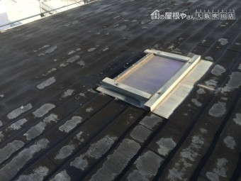 劣化したアスファルトシングル屋根