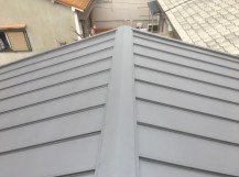 立平への屋根カバー工事施工完了