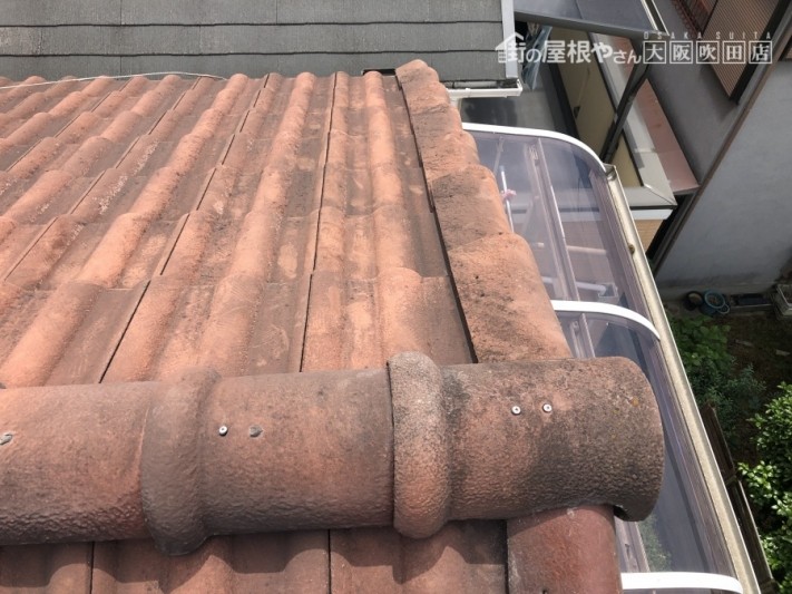 袖瓦復旧完了