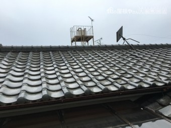 テレビアンテナの傾き