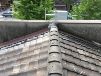 笠木板金捲れ